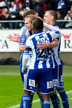 IFK Göteborgs Gustav Engvall jublar