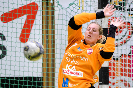 Lugis målvakt Therese Wislander