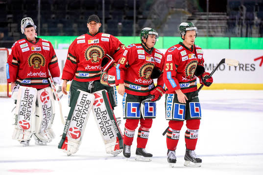 Frölundas målvakt Lars Johansson, målvakt Linus