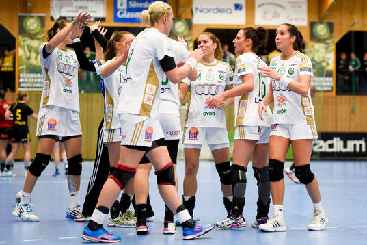 Györis spelare jublar