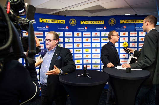 Peter Forsberg, vice ordförande, och Pär Mårts,