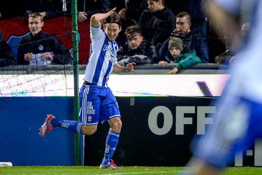 IFK Göteborgs Lasse Vibe jublar
