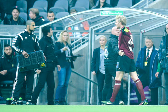 Jönköpings målvakt Anton Cajtoft blev utvisad