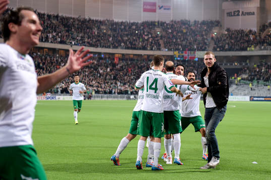 Hammarbys Kennedy Bakircioglu  jublar
