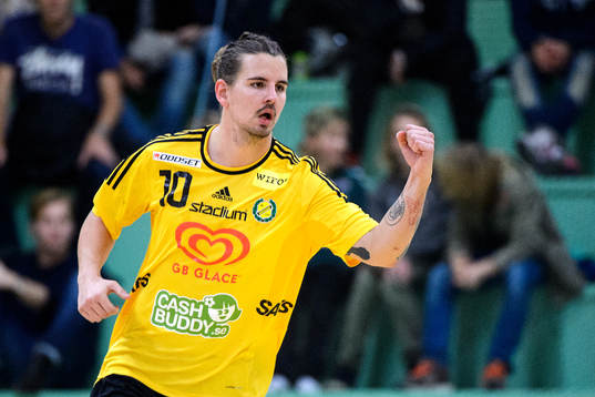 Sävehofs Victor Fridén jublar