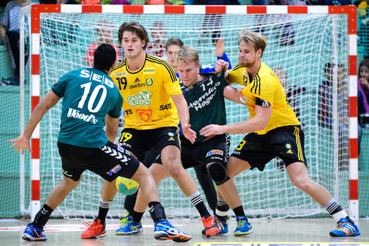 Sävehofs Niclas Fingren (v) och Oskar Ysander (h)