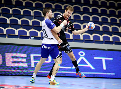 Handboll, Elitserien, HK Malmös Fredrik Lindahl  och