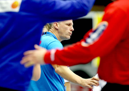 Handboll, Elitserien, Allingsås tränare Mikael Franzén