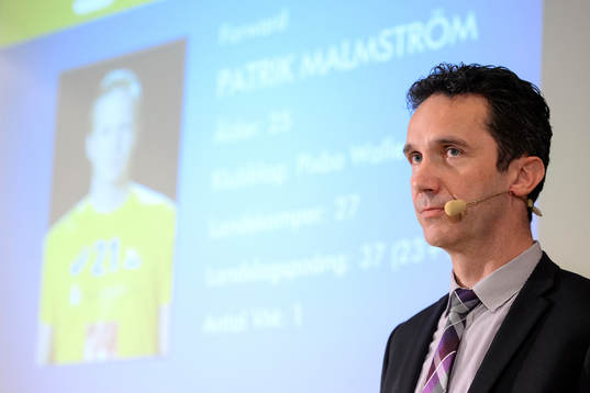 Sveriges förbundskapten Jan-Erik Vaara