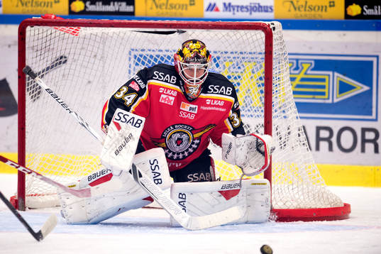 Luleås målvakt Joel Lassinantti