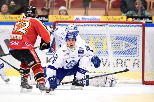 Leksands Robin Gartner täcker skott