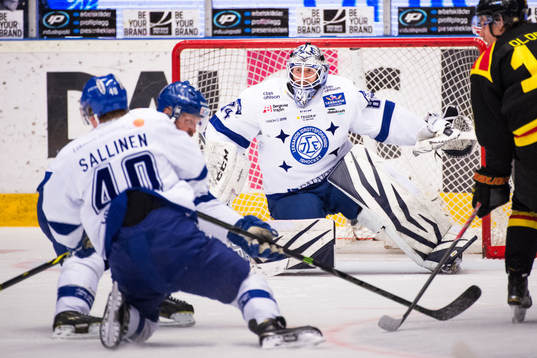 Leksands målvakt Joakim Lundström