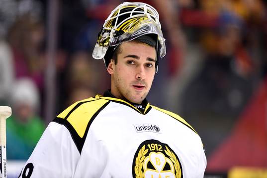 Brynäs målvakt Bernhard Starkbaum