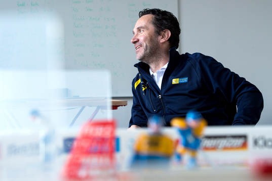 Sveriges förbundskapten Jan-Erik Vaara