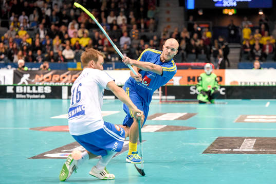 Sveriges Martin Östholm och Finlands Kari Koskelainen