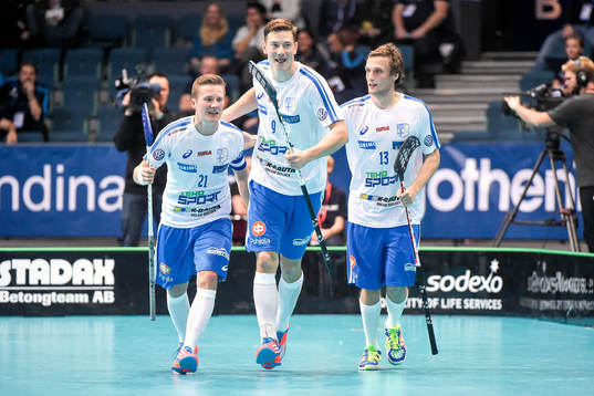 Finlands Tatu Väänänen, Eemeli Salin och Risto
