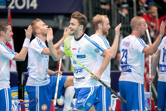 Finlands Nico Salo jublar
