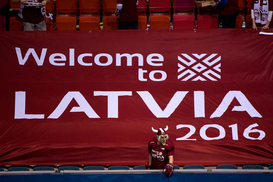 Reklam för Innebandy-VM i Lettland 2016