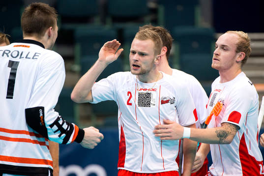 Danmarks Steffen Jensen firar