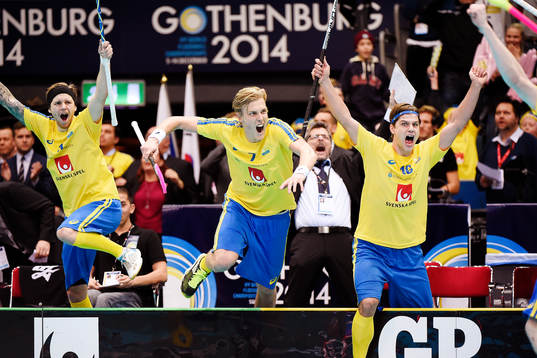 Sveriges Rasmus Enström, Kim Nilsson och Karl-Johan Iraeus