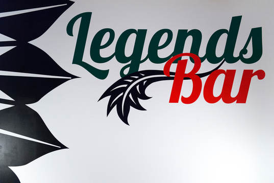 Ingången till Legends bar i Scandinavium