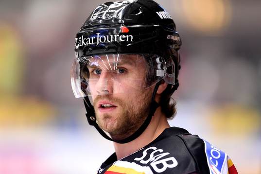 Luleås Jonathan Sigalet på uppvärmningen