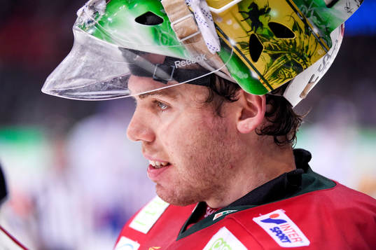 Frölundas målvakt Linus Fernström