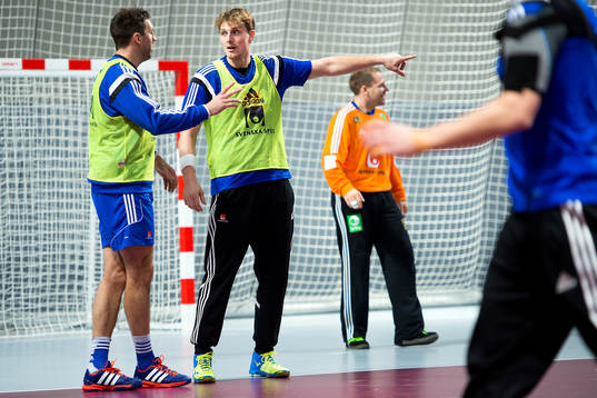 Sveriges Tobias Karlsson och Jesper Nielsen