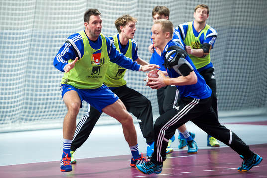 Sveriges Tobias Karlsson och Jesper Nielsen