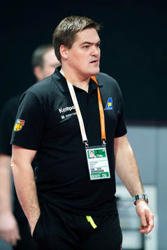 Islands förbundskapten Aron Kristjánsson