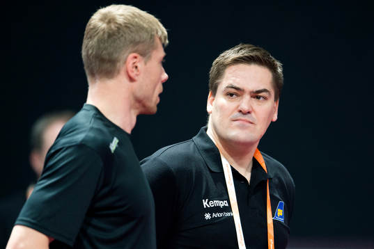 Islands förbundskapten Aron Kristjánsson