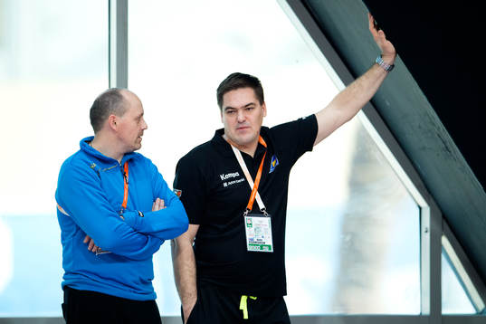 Islands förbundskapten Aron Kristjánsson