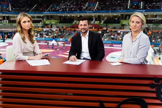 Karin Frick, Ljubomir Vranjes och Malin Jonsson i Kanal 5