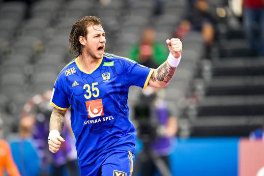 Sveriges Andreas Nilsson jublar
