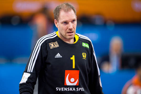 Sveriges målvakt Mattias Andersson