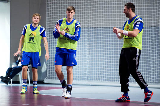 Sveriges Anton Halén, Niclas Barud och Tobias Karlsson
