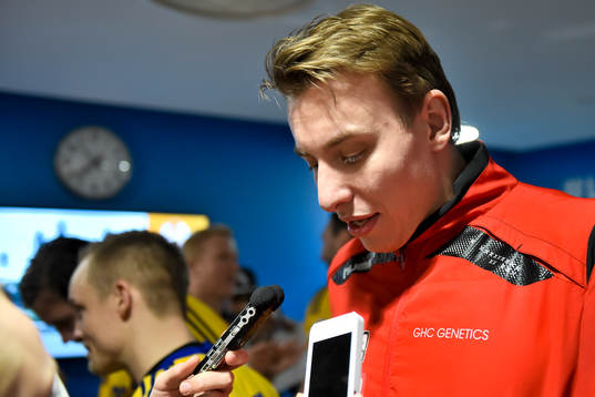 Tjeckiens Filip Jicha ser deppig ut när han