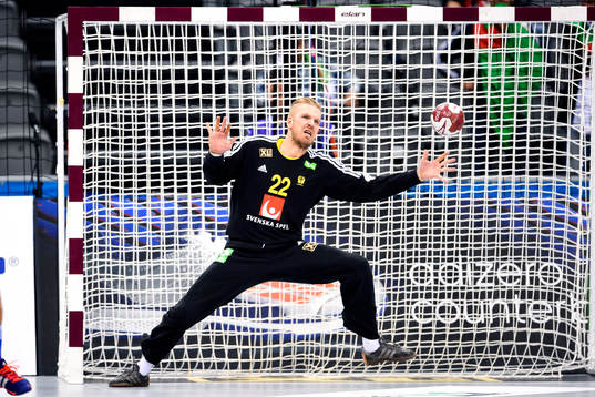 Sveriges målvakt Johan Sjöstrand