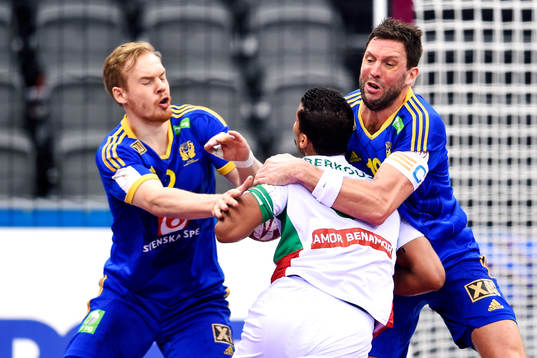 Sveriges Magnus Persson och Sveriges Tobias Karlsson