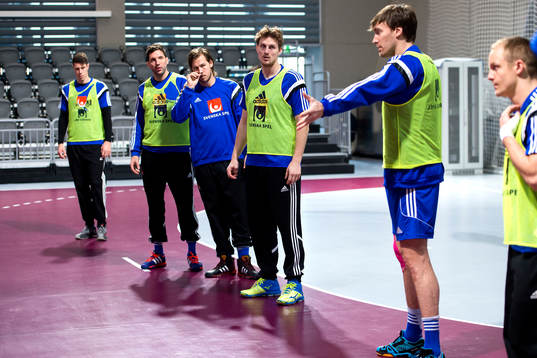 Sveriges Kim Andersson, Tobias Karlsson, Andreas Nilsson