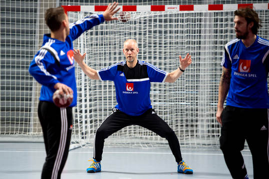 Sveriges målvaktstränare Mats Olsson