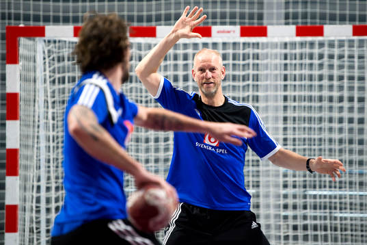 Sveriges målvaktstränare Mats Olsson