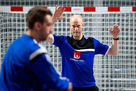 Sveriges målvaktstränare Mats Olsson