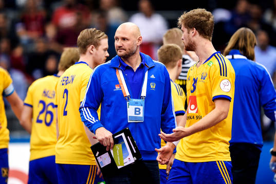 Sveriges förbundskapten Ola Lindgren