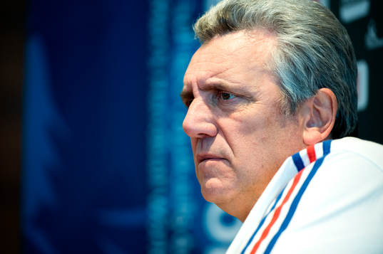 Frankrikes förbundskapten Claude Onesta