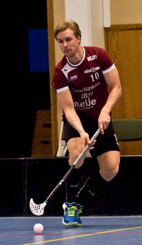 Rökes Daniel Rydhag i matchen mot Slätafly