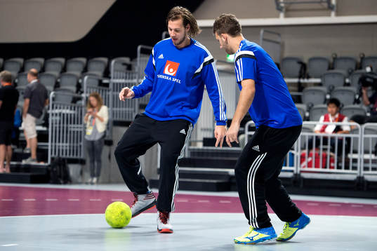Sveriges Andreas Nilsson och Patrik Fahlgren