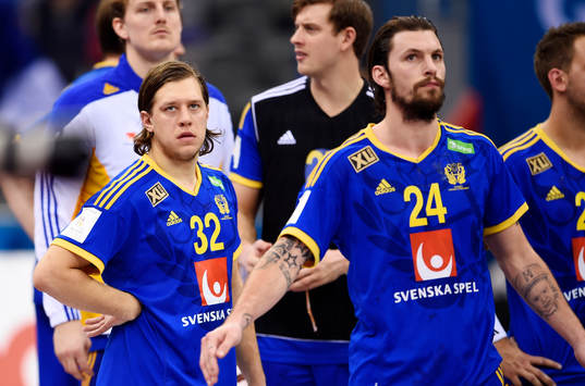 Sveriges Mattias Zachrisson, Fredrik Petersen deppar