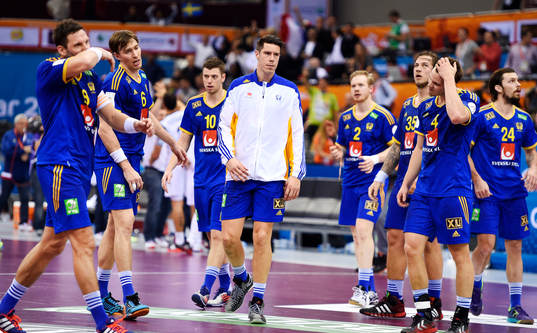 Sveriges Tobias Karlsson, Jonas Källman, Niclas Ekberg,