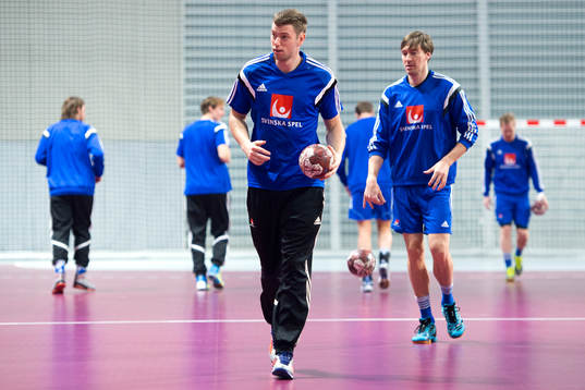Bläddra bland fler bilder av Handboll, VM, Sverige, Träning